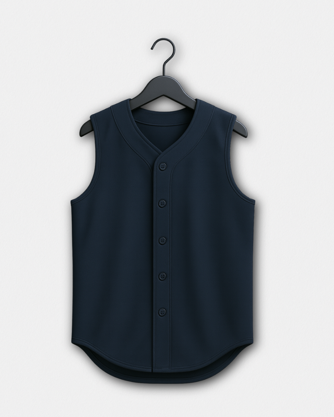 Baseball Full Button Vest Jersey