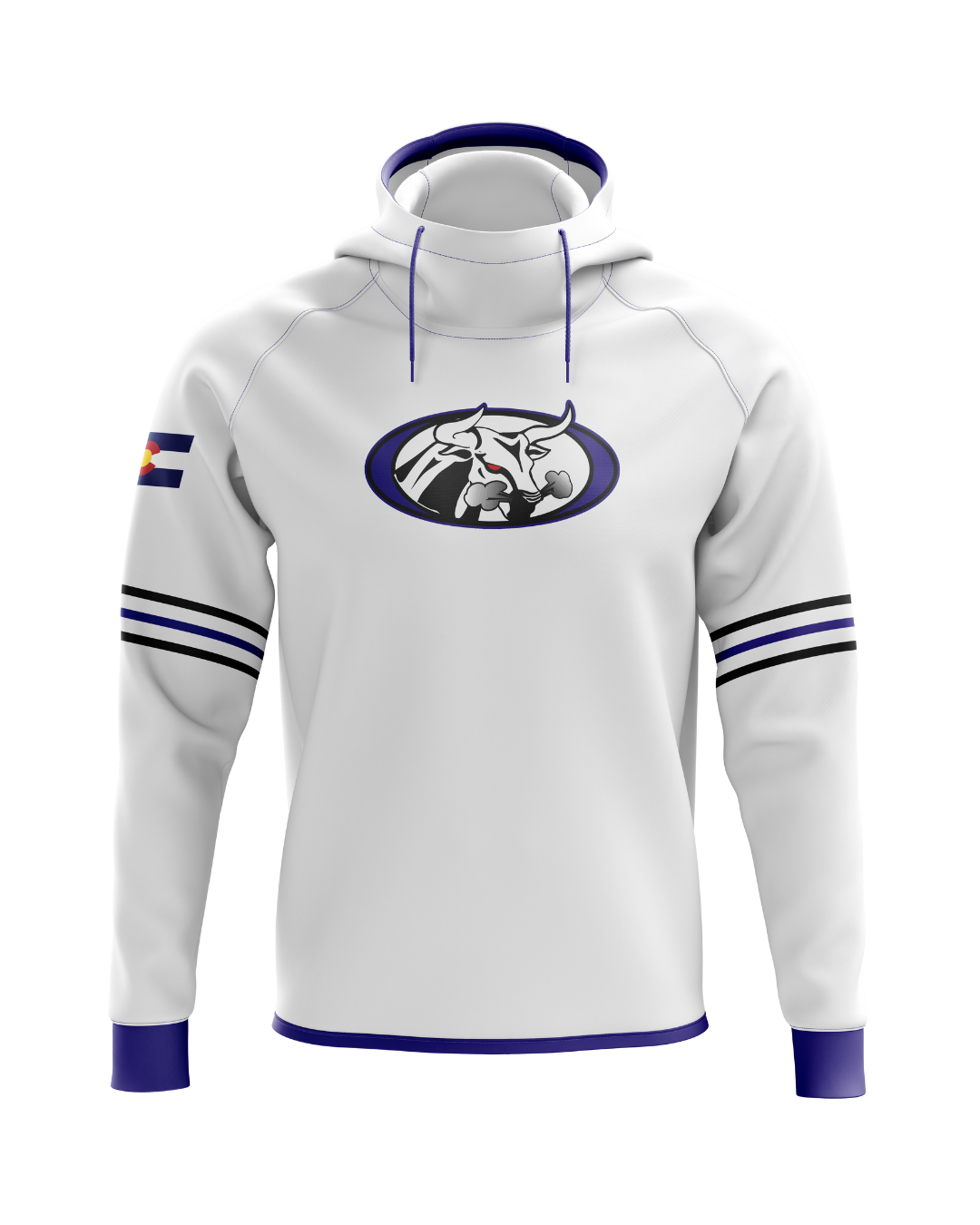 Colorado Rampage Whiteout Scuba Hoodie