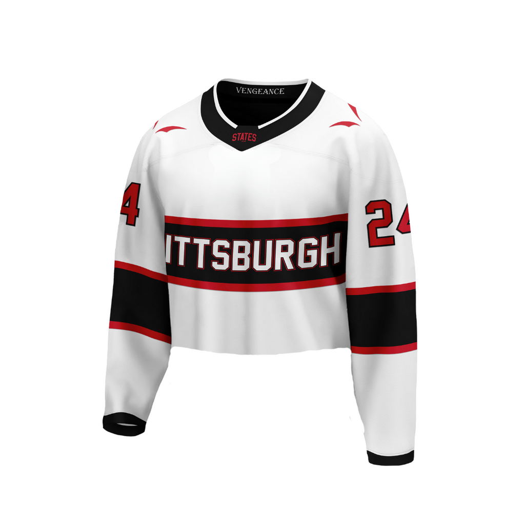 Pittsburgh Vengeance White Women's Crop Top