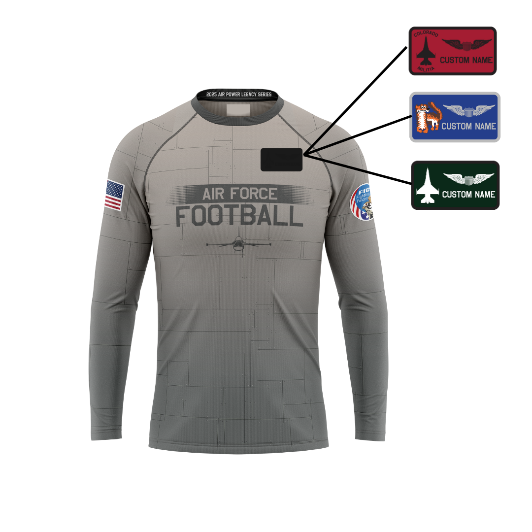 Air Force APLS Custom Sport Performance Long Sleeve Tee (Youth and Adult Sizes)