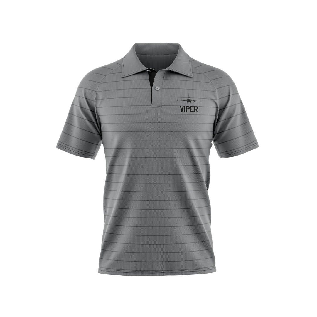 Air Force VIPER Striped polo (Youth and Adult Sizes)