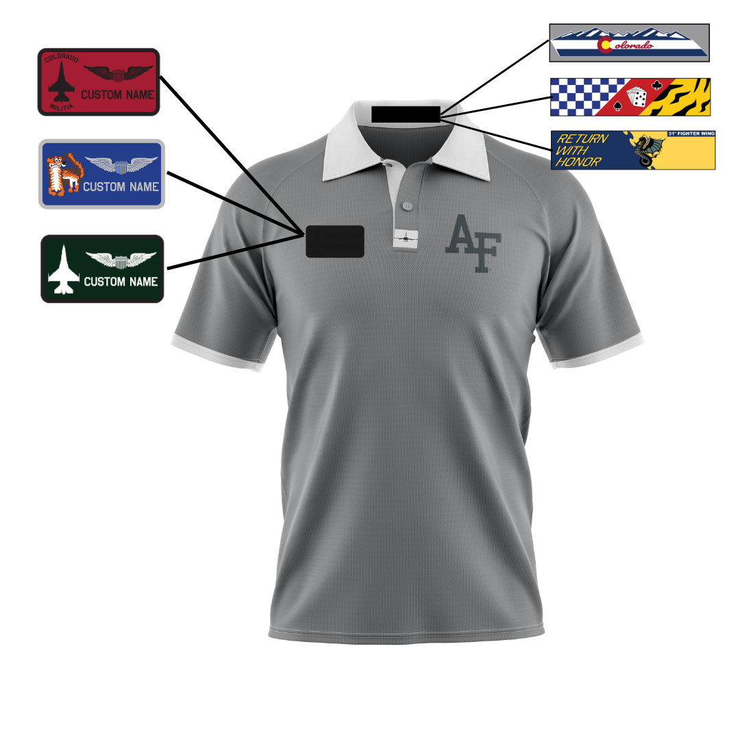 Air Force Polo (Youth and Adult Sizes)