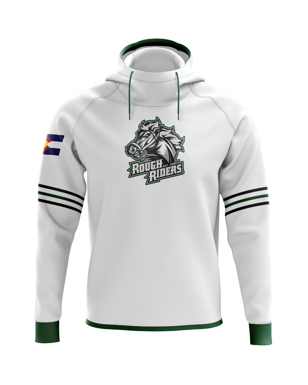 Rough Riders Whiteout Scuba Hoodie