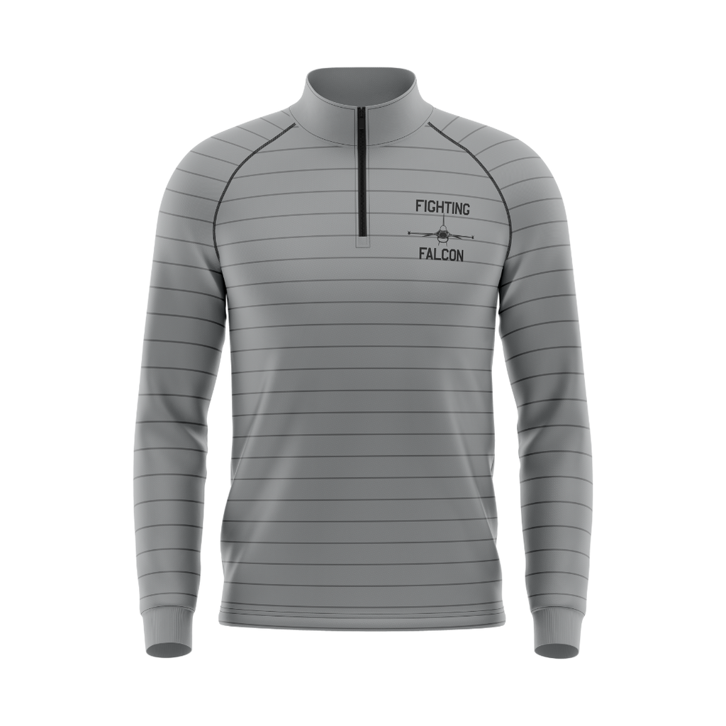 Air Force Fighting Falcon Striped Quarter Zip (Youth and Adult Sizes)