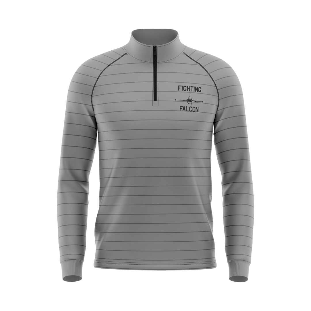 Air Force Fighting Falcon Striped Quarter Zip (Youth and Adult Sizes)