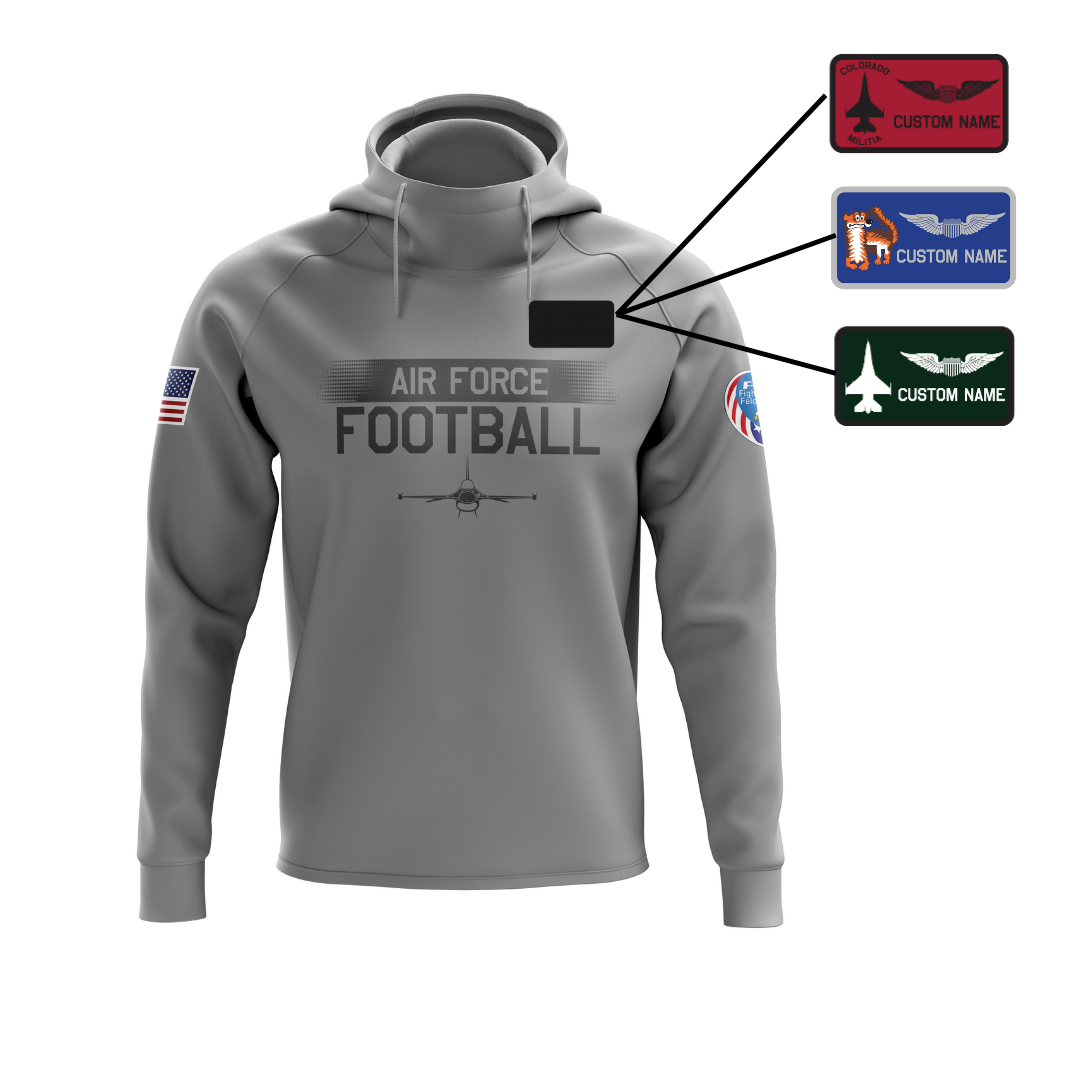 Air Force Custom Sport Fleece-Lined Hoodie (Youth and Adult Sizes)