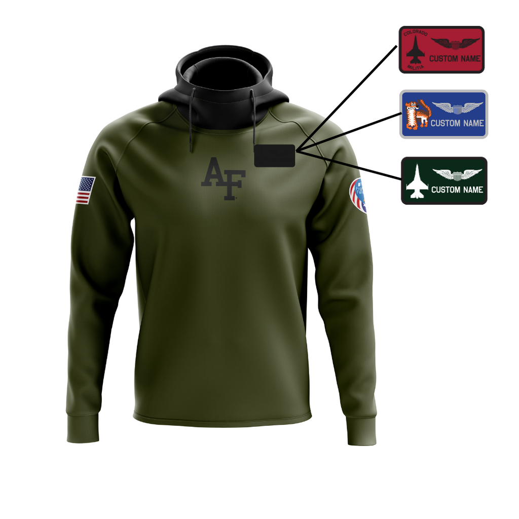 AF Green Fleece-Lined Hoodie (Youth and Adult Sizes)