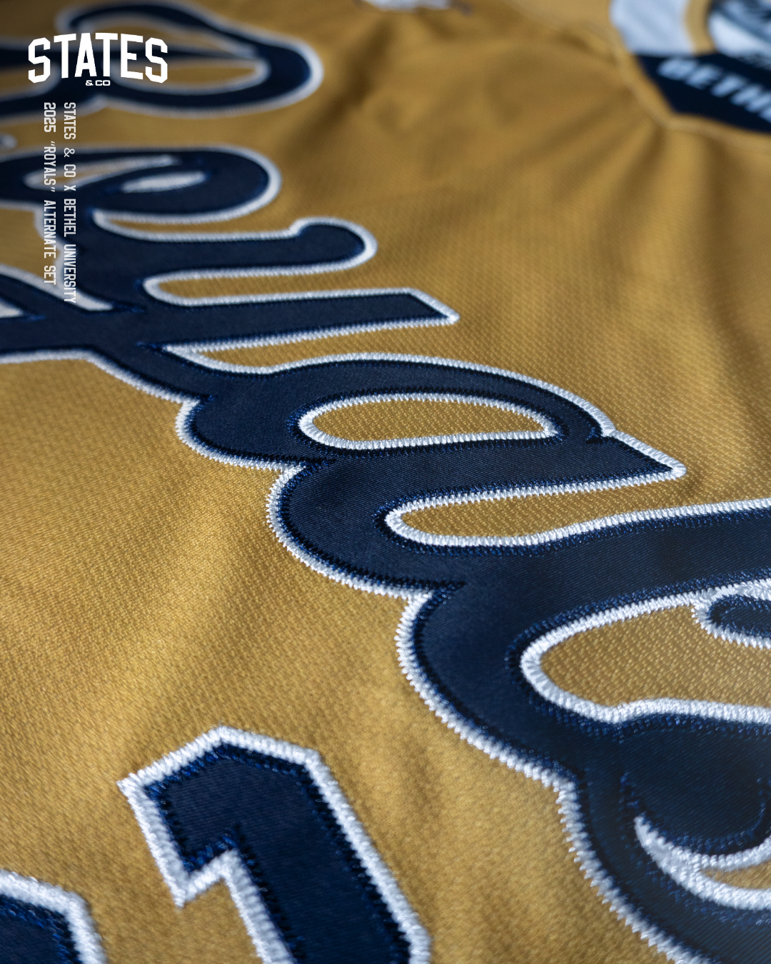 2025 Bethel University Gold On-Ice Men's Authentic Jersey