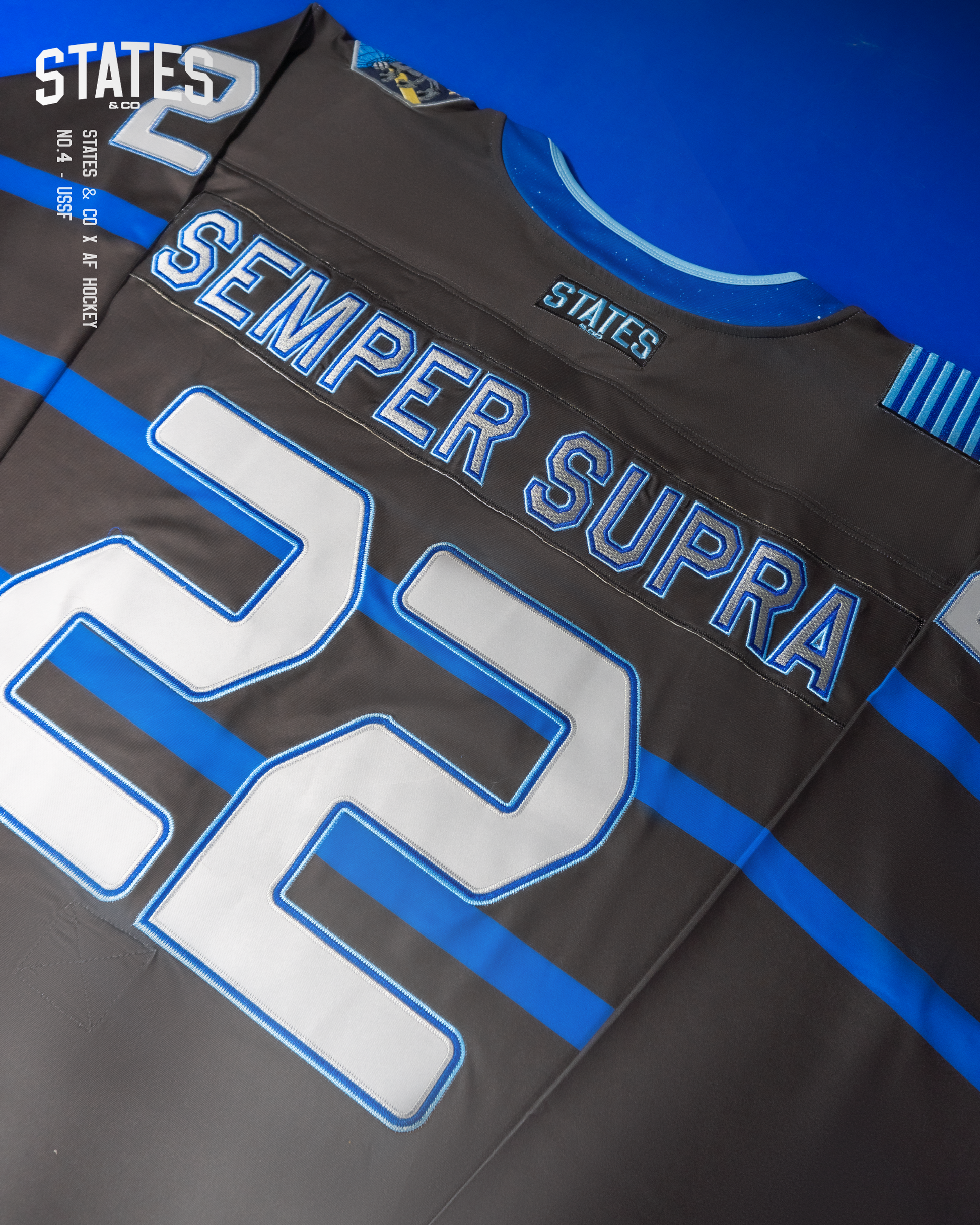 Space Force On-Ice Youth Authentic Jersey