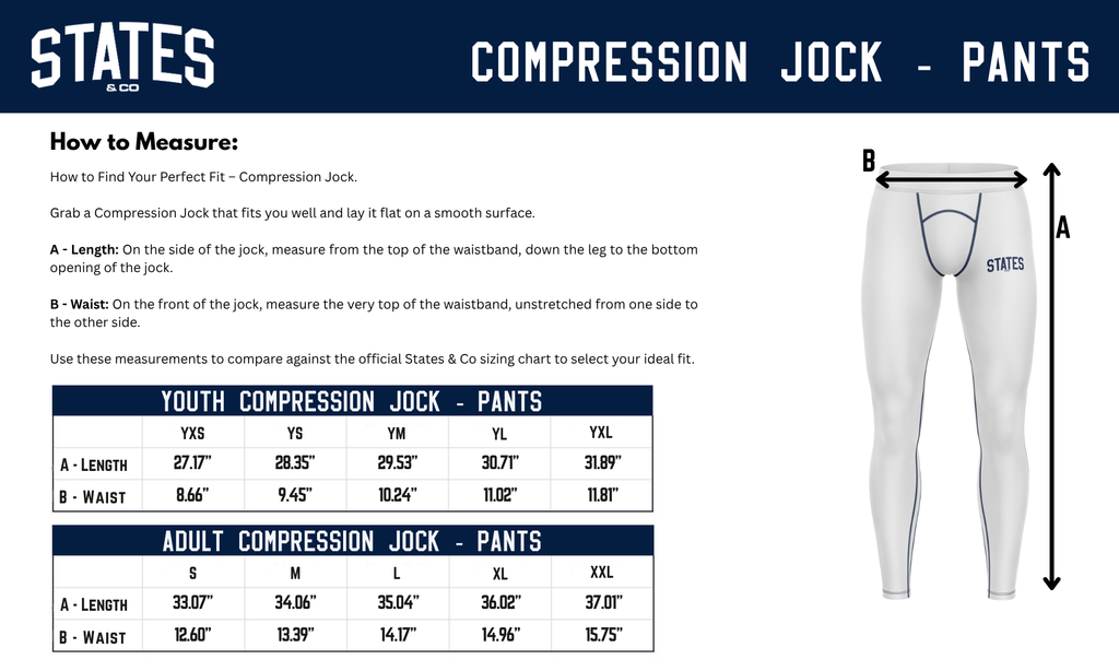 Pittsburgh Vengeance Compression Jock Bottom 1 (Youth and Adult Sizes)