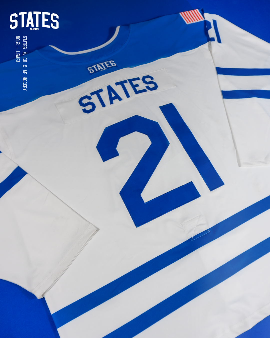 White USAFA On-Ice Youth Authentic Jersey