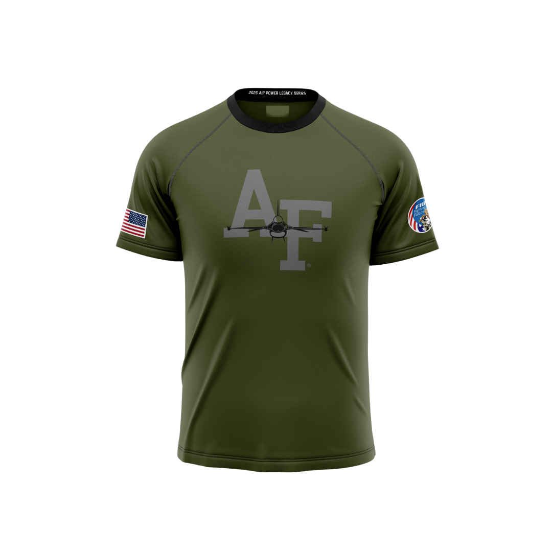 Air Force Viper Green Performance Tee (Youth and Adult Sizes)