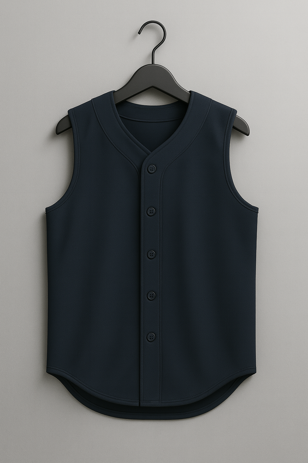 Baseball Full Button Vest Jersey