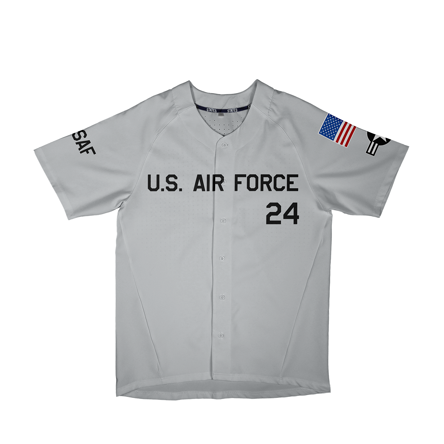 USAFA Gray On-Field Youth Authentic Jersey