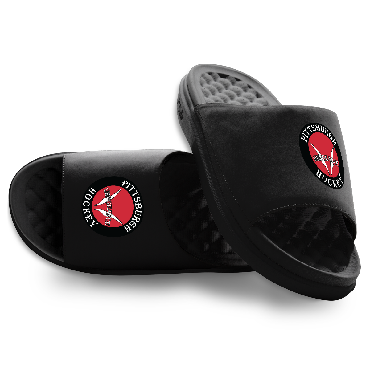 Pittsburgh Vengeance Hockey Primary Black Motive
