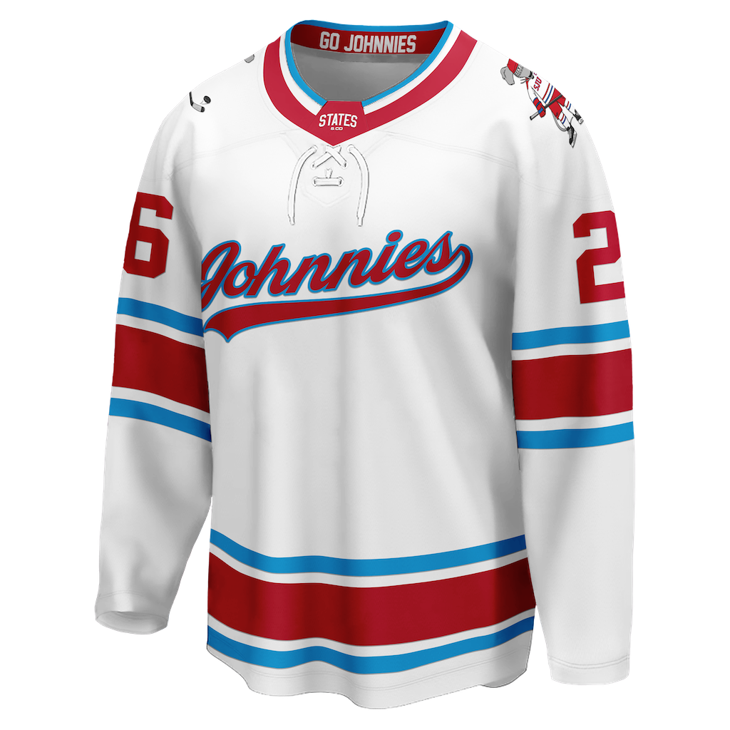 St. John's White Johnnies Hockey Jersey