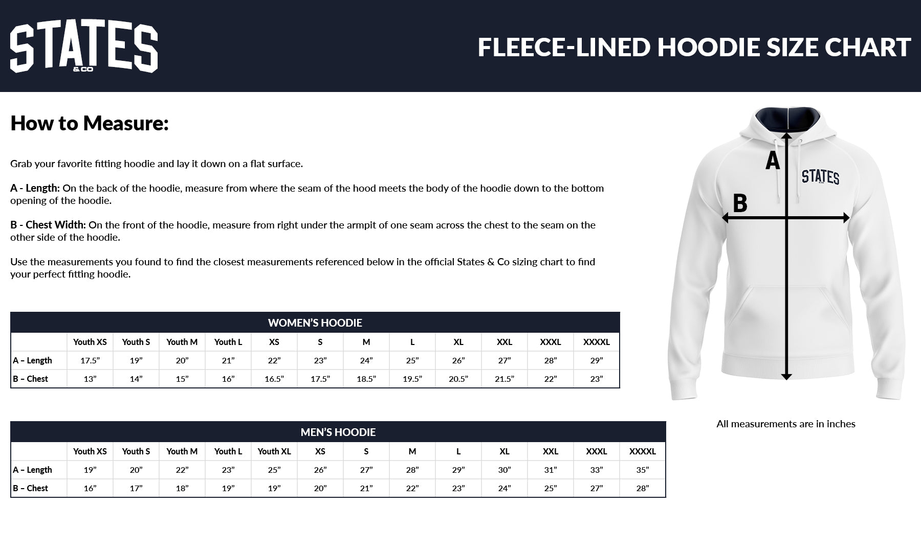 Pittsburgh Vengeance Fleece-Lined Hoodie (Youth and Adult Sizes)