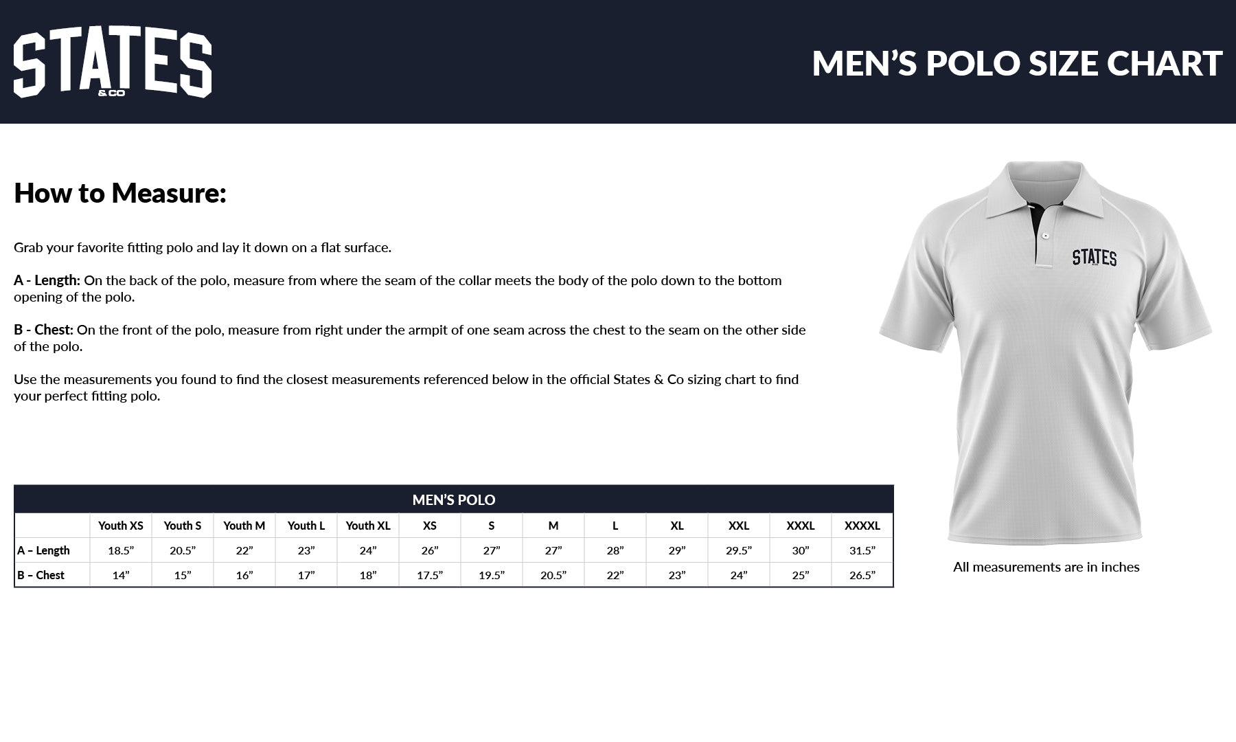 Pittsburgh Vengeance Polo (Youth and Adult Sizes)