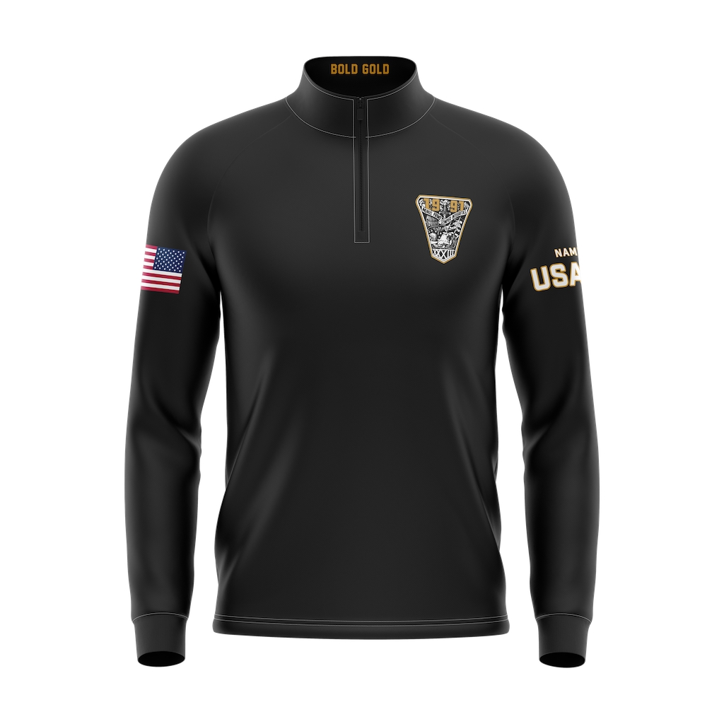 USAFA Class of 91 1/4 Zip - Black
