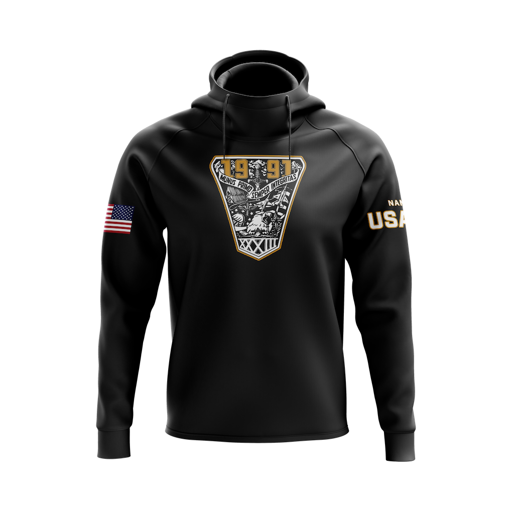 USAFA Class of 91 Scuba Hoodie - Black