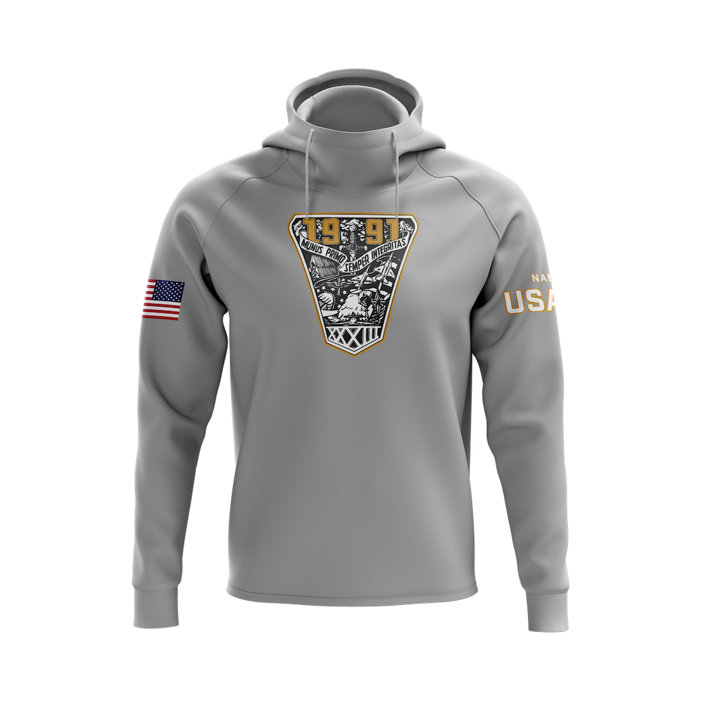 USAFA Class of 91 Scuba Hoodie - Grey