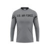 USAFA Baseball Gray On-Field Men's Performance Long Sleeve