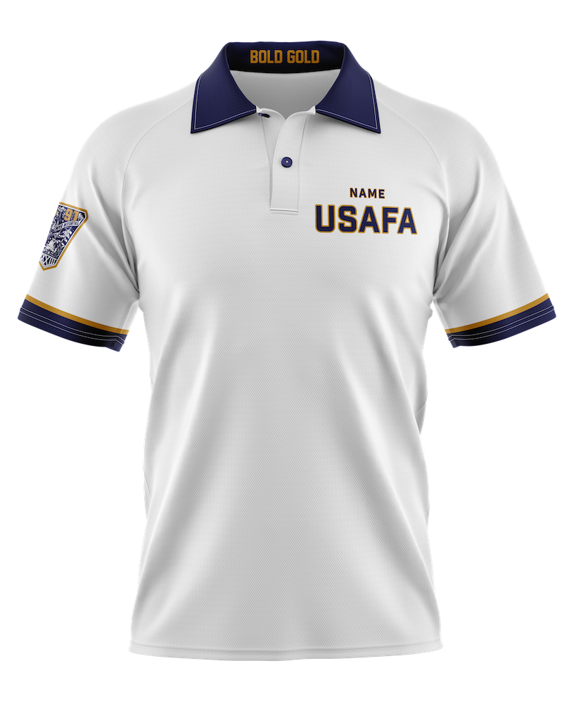 USAFA Class of 91 Polo - White Classic
