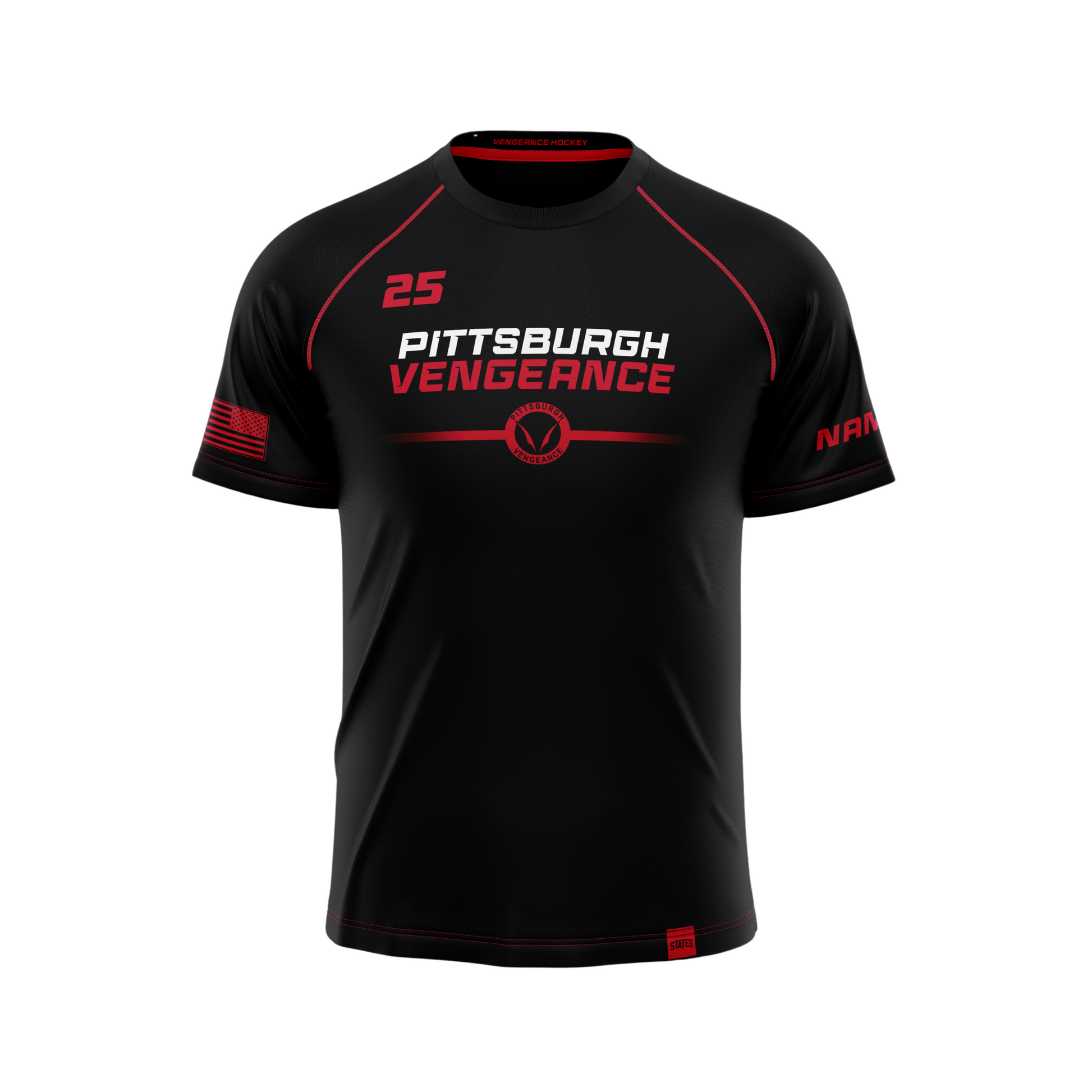 Pittsburgh Vengeance Performance Tee (Youth and Adult Sizes)