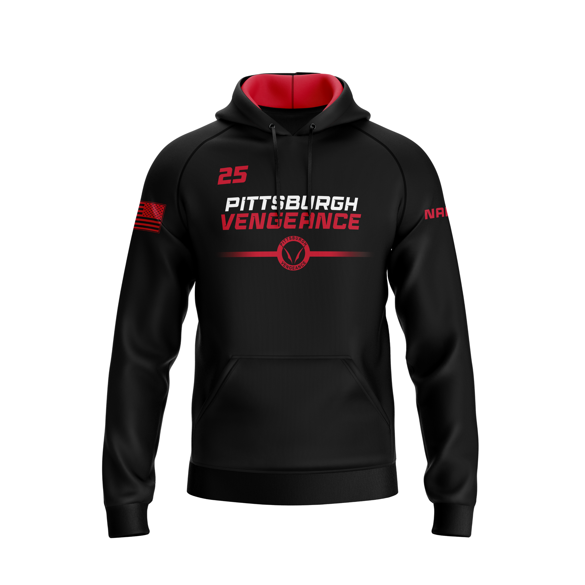 Pittsburgh Vengeance Fleece-Lined Hoodie (Youth and Adult Sizes)