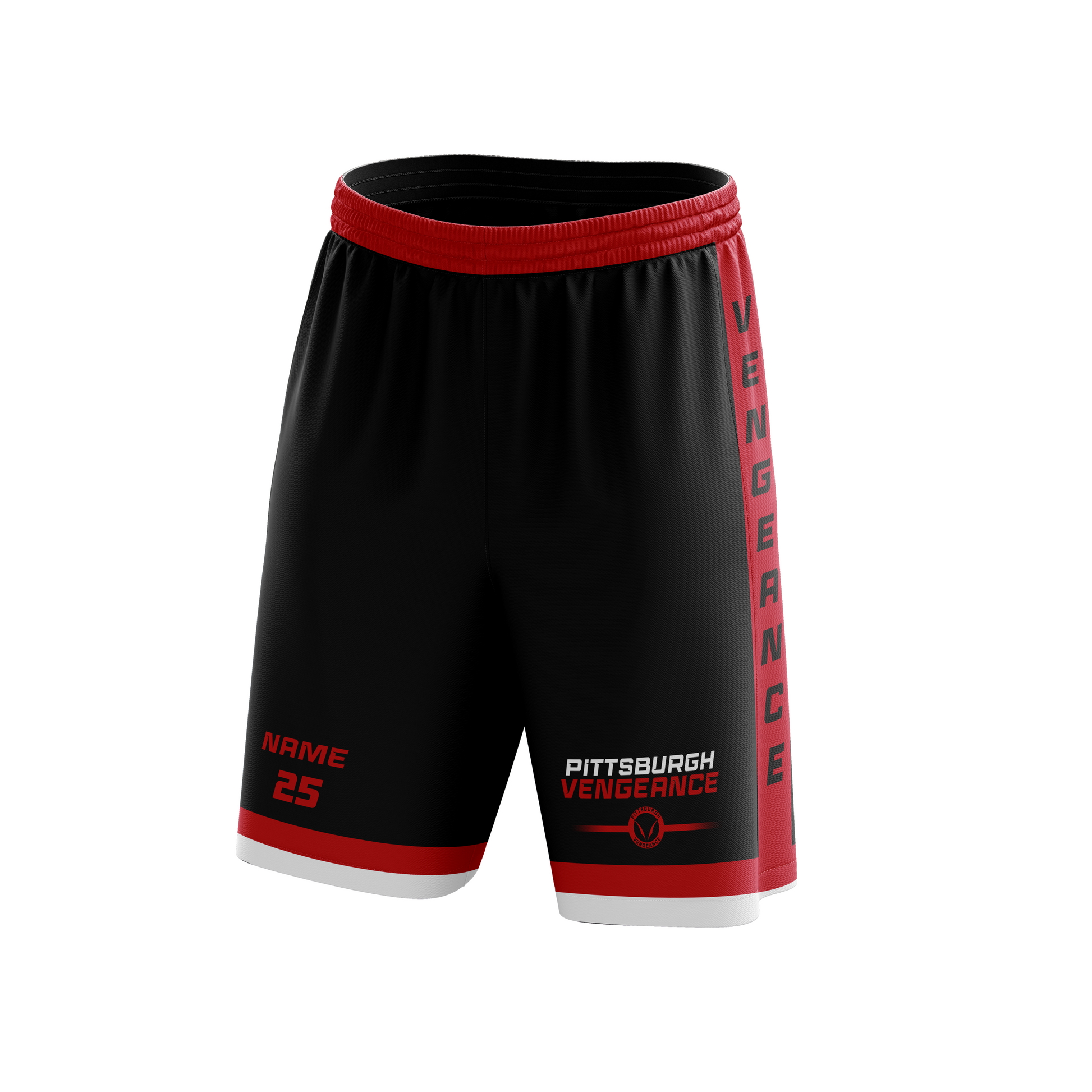 Pittsburgh Vengeance Performance Shorts (Youth and Adult Sizes)