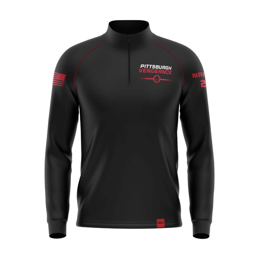 Pittsburgh Vengeance Fleece-Lined 1/4 Zip (Youth and Adult Sizes)