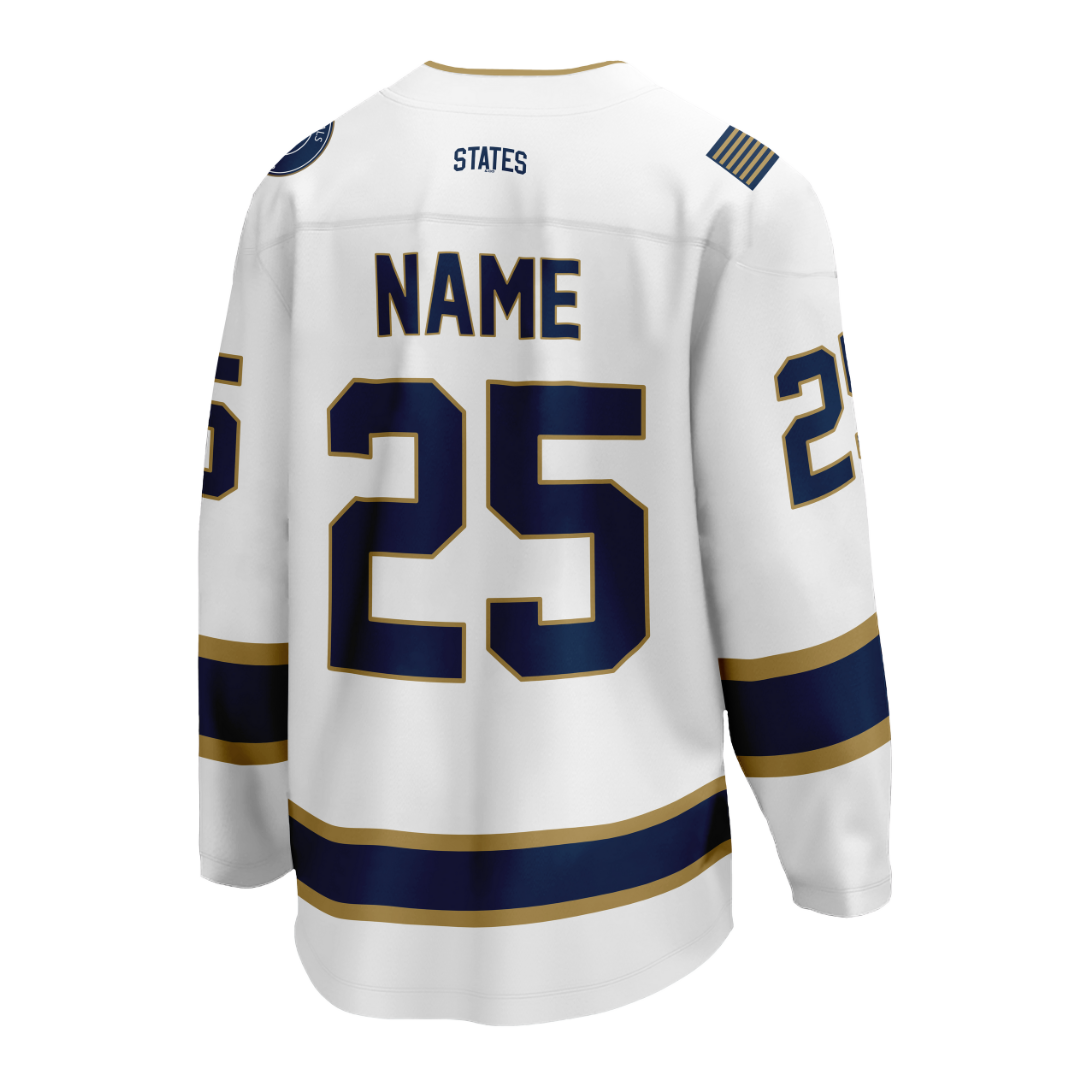 2025 Bethel University White On-Ice Men's Authentic Jersey