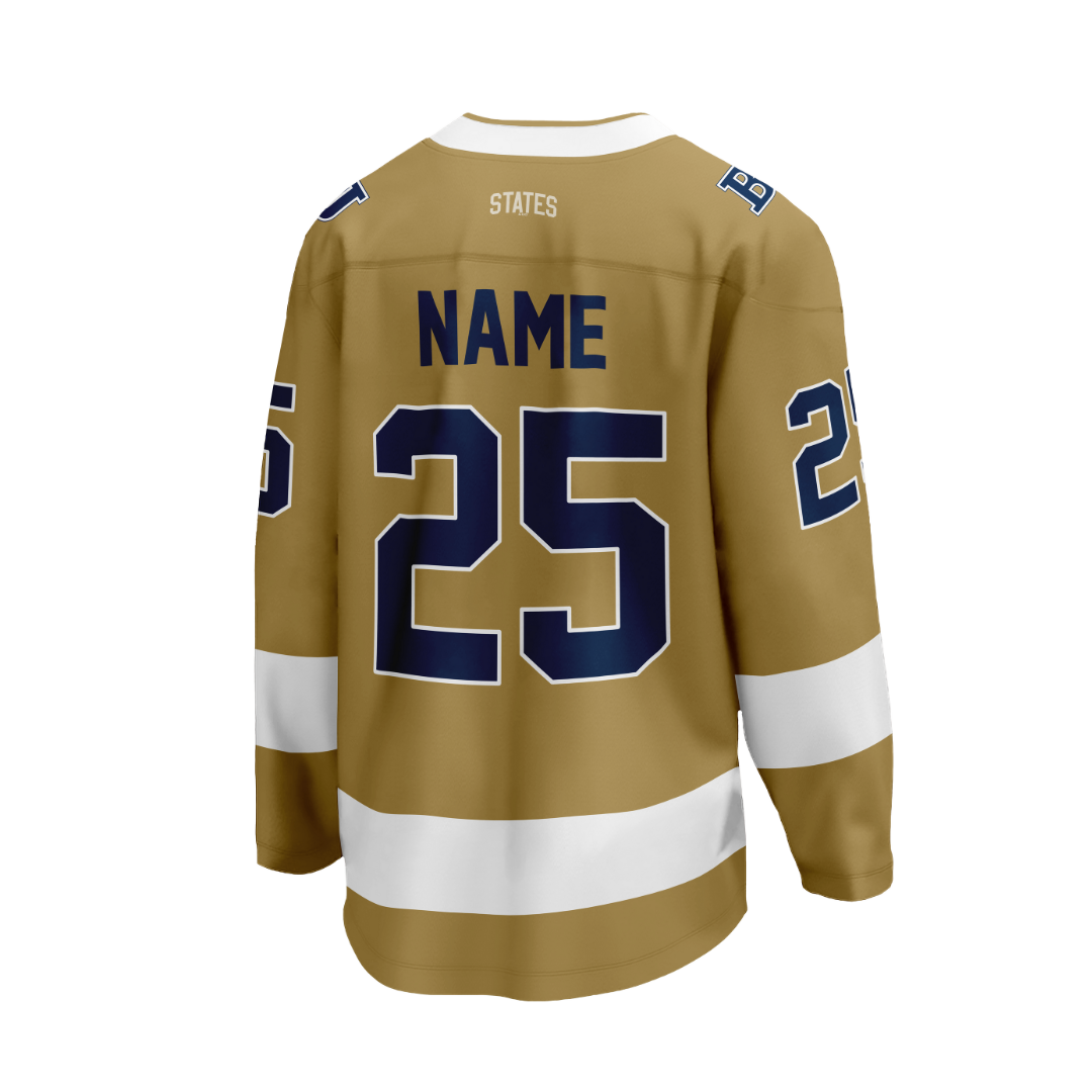 2025 Bethel University Gold On-Ice Men's Authentic Jersey