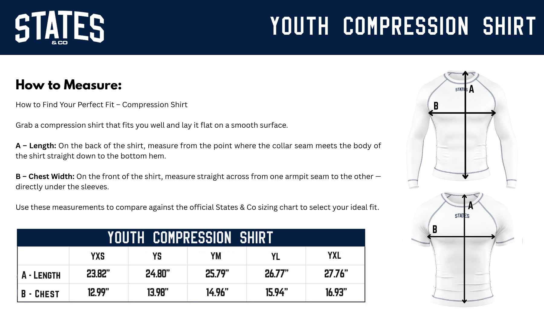 Pittsburgh Vengeance Compression Top 1 (Youth and Adult Sizes)