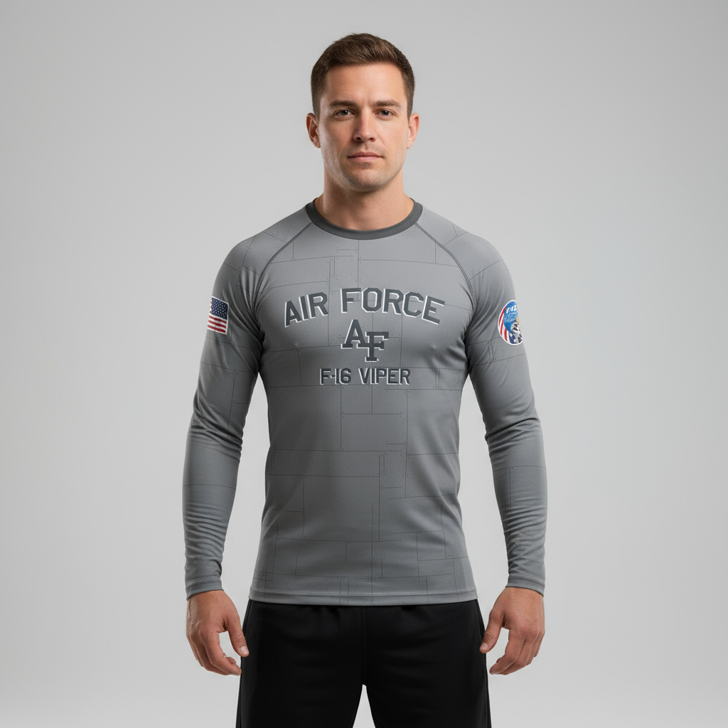 Air Force Arched APLS VIPER Performance Long Sleeve Tee (Youth and Adult Sizes)
