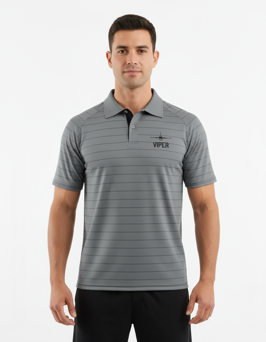 Air Force VIPER Striped polo (Youth and Adult Sizes)