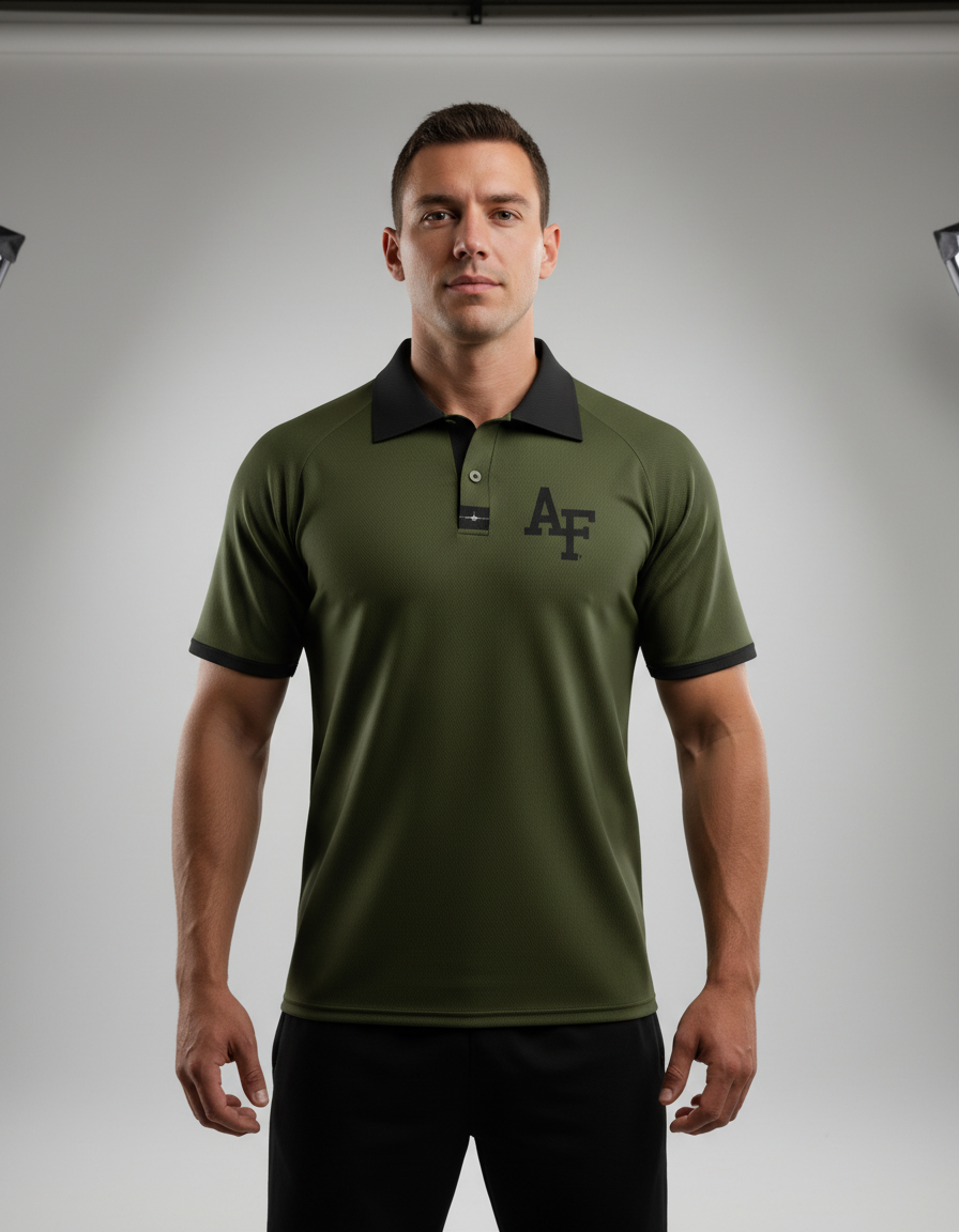 Air Force Green polo (Youth and Adult Sizes)