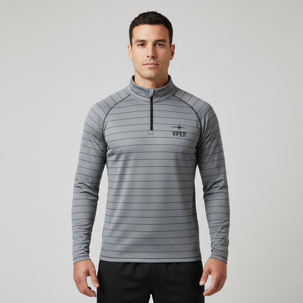 Air Force VIPER Striped Quarter Zip (Youth and Adult Sizes)