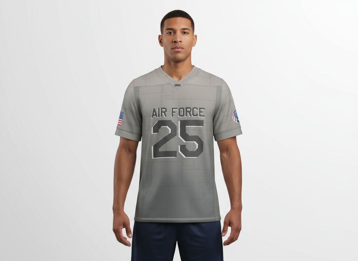 2025 USAFA STATES AND CO Custom F-16 Football Jersey