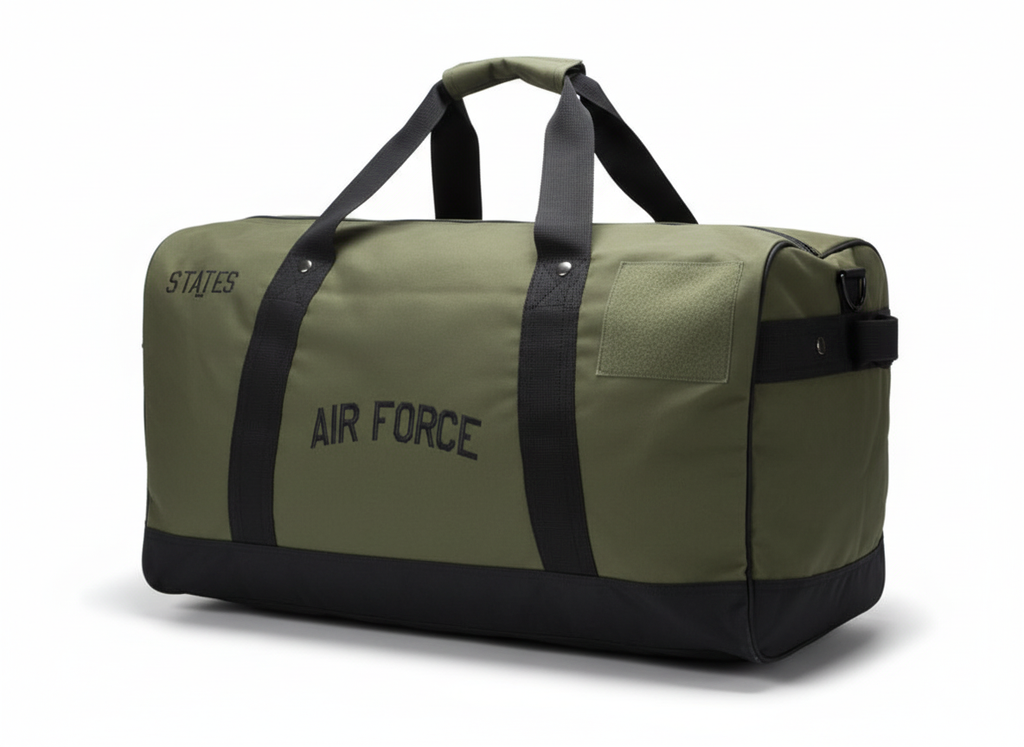 Air Force APLS Green Canvas Fighting Falcon Flight Bag
