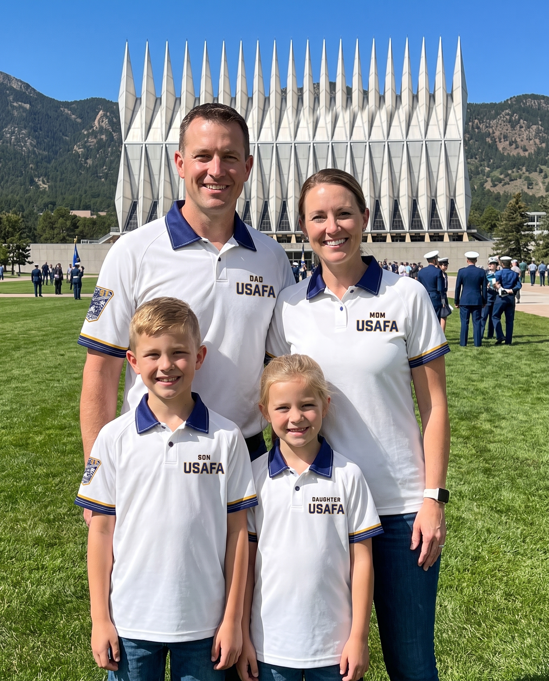 USAFA T Class of 91 Bold Gold Polo