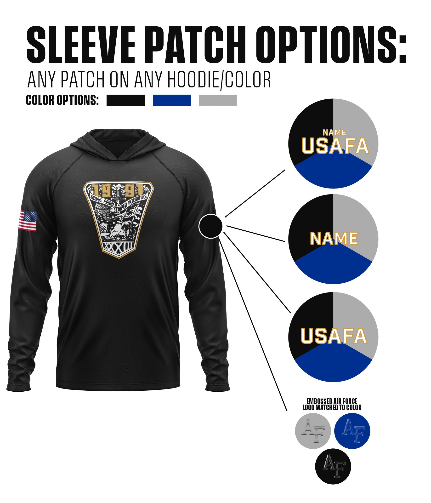 USAFA Class of 91 Lightweight Hoodie