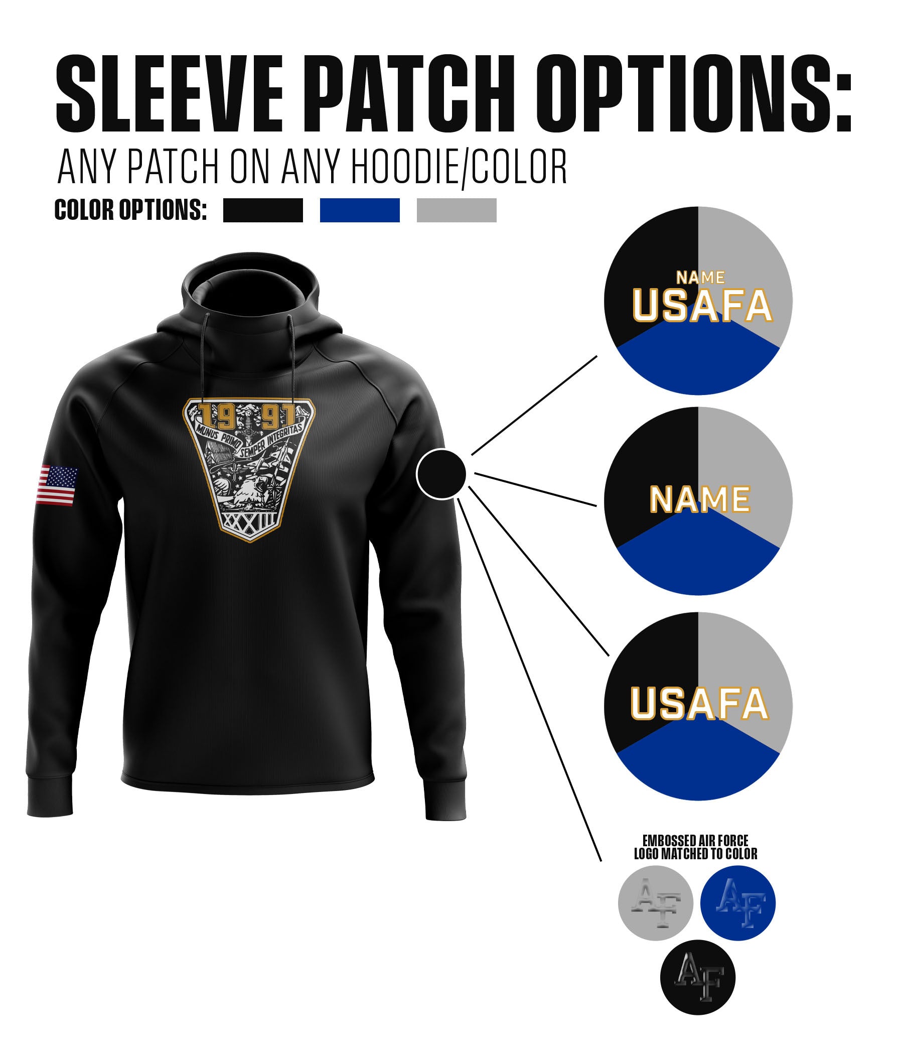 USAFA Class of 91 Scuba Hoodie